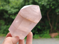 Polished Mixed Rose Quartz Items x 3 From Ambatondrazaka, Madagascar