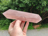 Polished Mixed Rose Quartz Items x 3 From Ambatondrazaka, Madagascar