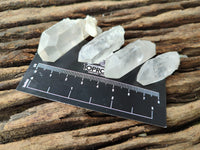 Natural Single Quartz Crystals x 63 From Mpika, Zambia