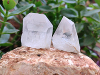 Natural Single Quartz Crystals x 63 From Mpika, Zambia