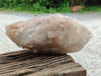 Polished Partially Double Terminated Smokey Arcadian Quartz Crystal x 1 From Angola