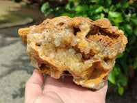 Natural Limonite Quartz Clusters x 4 From Solwezi, Zambia