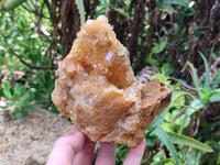 Natural Limonite Quartz Clusters x 4 From Solwezi, Zambia