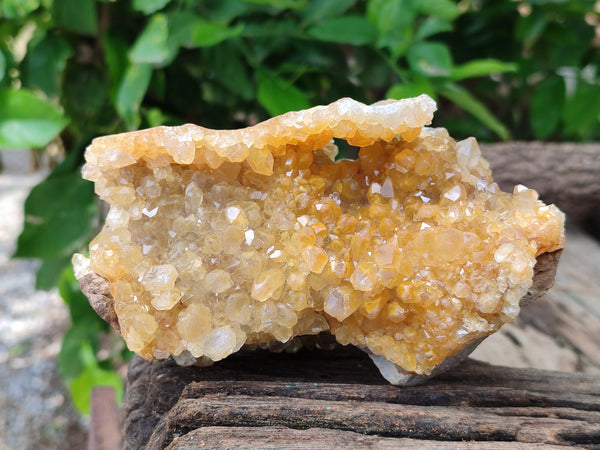 Natural Limonite Quartz Clusters x 4 From Solwezi, Zambia