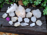 Natural Mixed Selection of Malagasy Quartz x 21 From Madagascar