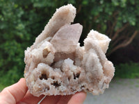 Natural Drusy Quartz Coated Calcite Pseudomorph Specimens x 6 From Alberts Mountain, Lesotho