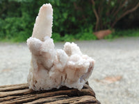 Natural Drusy Quartz Coated Calcite Pseudomorph Specimens x 6 From Alberts Mountain, Lesotho