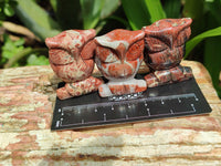 Polished Small Brecciated Jasper Owl Carving - sold per item - From South Africa