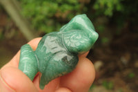 Polished Mini Aventurine Owl Carvings - sold per item - From Zimbabwe