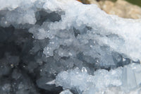 Natural Celestite Geode Specimen x 1 From Sakoany, Madagascar