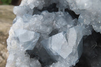 Natural Celestite Geode Specimen x 1 From Sakoany, Madagascar