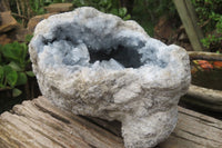 Natural Celestite Geode Specimen x 1 From Sakoany, Madagascar