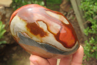 Polished On One Side Polychrome Jasper x 4 From Mahajanga, Madagascar