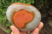 Polished On One Side Polychrome Jasper x 4 From Mahajanga, Madagascar