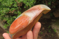 Polished On One Side Polychrome Jasper x 4 From Mahajanga, Madagascar