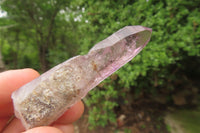 Natural Smokey Amethyst Crystals x 12 From Chiredzi, Zimbabwe