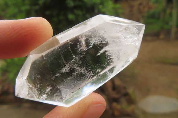 Polished Double Terminated Clear Quartz Points x 20 From Madagascar