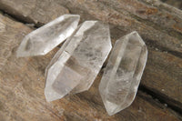 Polished Double Terminated Clear Quartz Points x 20 From Madagascar