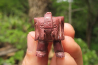 Polished Small Pyrophyllite Elephant Carving - sold per item - From Namibia