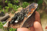 Natural Libethenite Crystals On Dolomite Matrix Specimens x 4 From Shituru, Congo