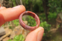 Polished Solid Indian Agate Gemstone Rings - Sold Per Item - From India