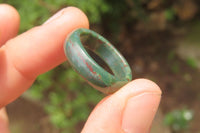 Polished Solid Indian Agate Gemstone Rings - Sold Per Item - From India