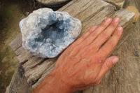 Natural Celestite Geode Specimen x 1 From Sakoany, Madagascar