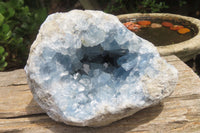 Natural Celestite Geode Specimen x 1 From Sakoany, Madagascar