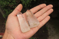 Polished Clear Quartz Crystal Points x 12 From Madagascar