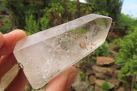 Polished Clear Quartz Crystal Points x 12 From Madagascar