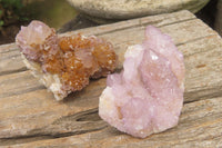 Natural Amethyst Spirit Quartz Clusters x 12 From Boekenhouthoek, South Africa