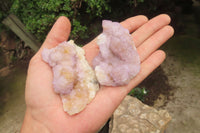 Natural Amethyst Spirit Quartz Clusters x 12 From Boekenhouthoek, South Africa