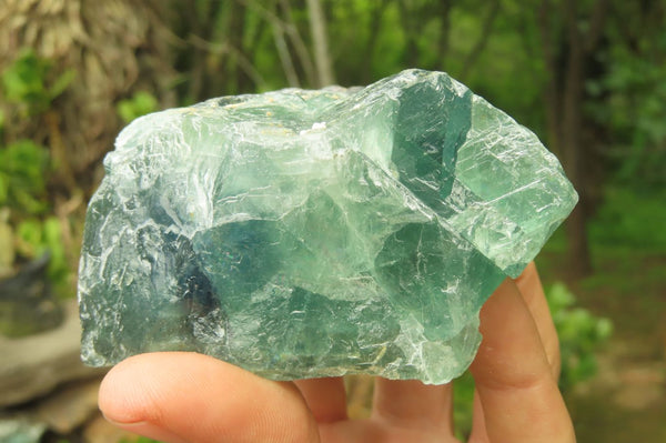 Natural Watermelon Fluorite Cobbed Specimens x 5 From Uis, Namibia