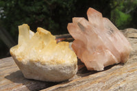 Natural Clear Quartz Clusters x 24 From Madagascar