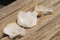 Natural Clear Quartz Clusters x 24 From Madagascar