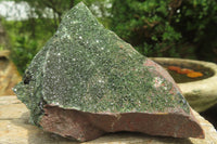 Natural Libethenite Crystals On Dolomite Matrix Specimens x 3 From Shituru, Congo