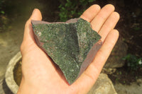 Natural Libethenite Crystals On Dolomite Matrix Specimens x 3 From Shituru, Congo