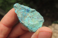 Natural Shattuckite with Chrysocolla & Malachite Cobbed Specimens x 2.7 Kg Lot from Namibia