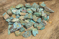 Natural Shattuckite with Chrysocolla & Malachite Cobbed Specimens x 2.7 Kg Lot from Namibia