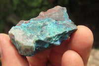 Natural Shattuckite with Chrysocolla & Malachite Cobbed Specimens x 2.7 Kg Lot from Namibia