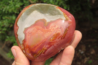 Polished On One Side Polychrome Jasper x 4 From Mahajanga, Madagascar