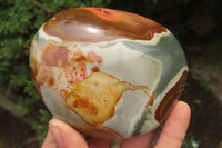 Polished On One Side Polychrome Jasper x 4 From Mahajanga, Madagascar