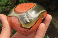 Polished On One Side Polychrome Jasper x 4 From Mahajanga, Madagascar