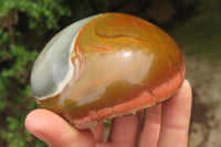 Polished On One Side Polychrome Jasper x 4 From Mahajanga, Madagascar