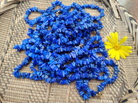 Polished Lapis Lazuli Beaded Tumble Chip Necklace - Sold Per Item - From Afghanistan