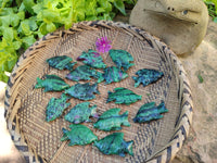 Hand Made Rare Large Fluorescent Ruby Zoisite Angel Fish Carvings - Sold Per Item - From Tanzania