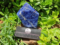 Polished Sodalite Points x 3 From Namibia