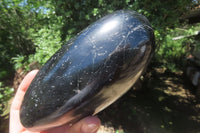 Polished Black Tourmaline Standing Free Form x 1 From Madagascar