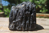 Natural Alluvial Schorl Black Tourmaline Crystals x 35 From Zimbabwe