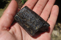 Natural Alluvial Schorl Black Tourmaline Crystals x 35 From Zimbabwe